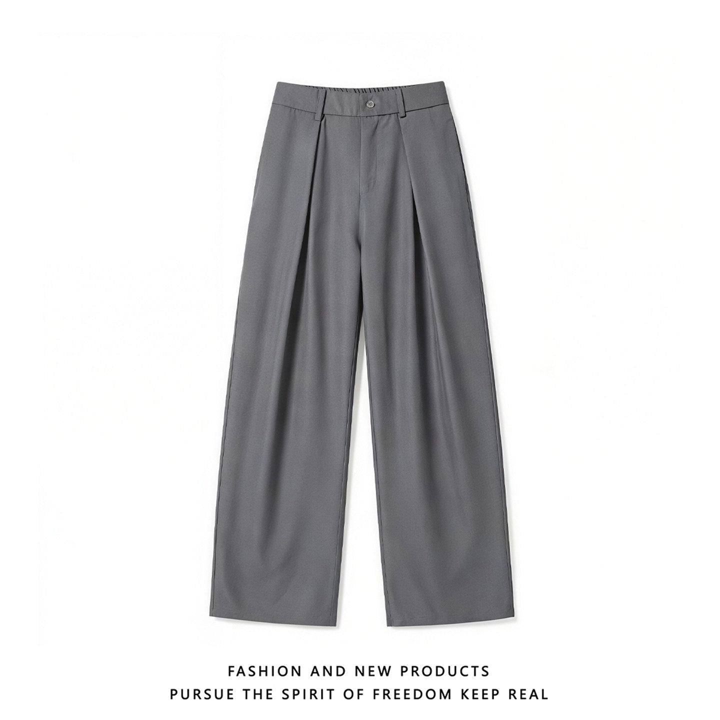 Men's Casual Three-Dimensional Pleated Trousers