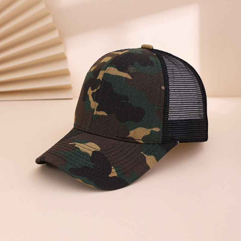 Multi-color Mesh Fabric, Breathable, Wide-brimmed Sun Protection, Adjustable, Simple And Fashionable Baseball Cap For Casual Sports, Travel, Commuting.