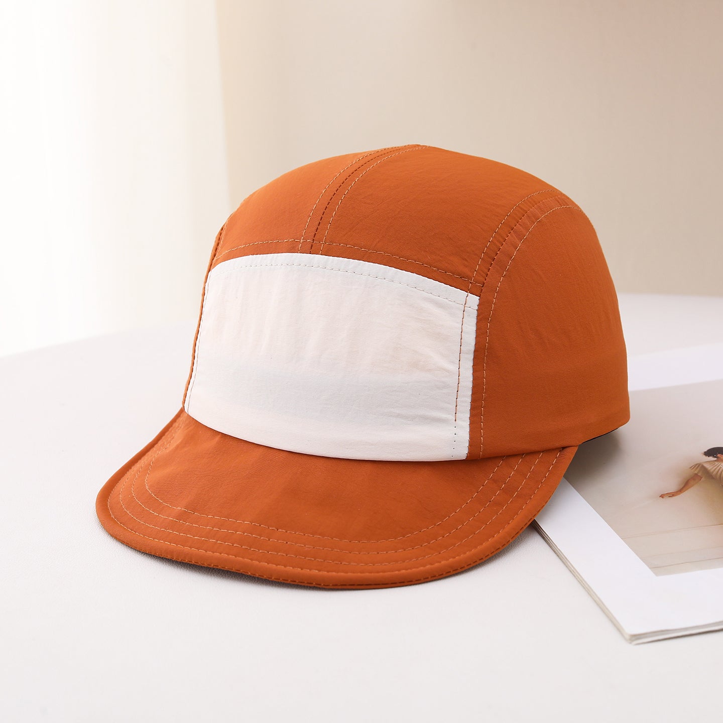 Men's Multi-color Adjustable Flat Brim Hip-hop Hat With Sun Protection, Quick-drying Soft Top, Versatile For Casual Wear, Suitable For Outdoor Sports, Hiking, Outings, And Shopping.