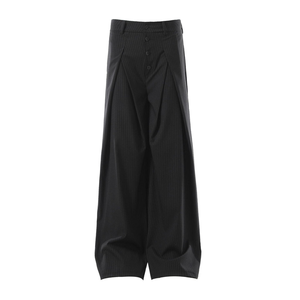 American-style Vintage Streetwear Unisex Retro Suit Pants