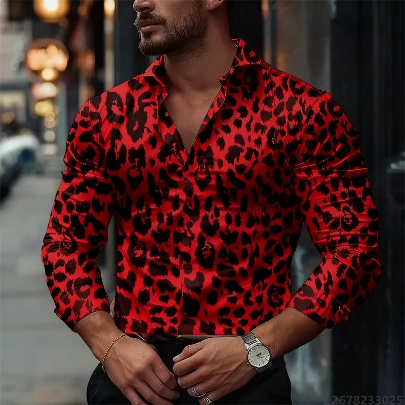 Men's Stylish Slim Fit Comfortable Long Sleeve Top For Parties