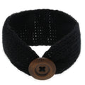 Knitted wool bunny ears headband