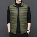 Winter Short Thermal Duck Down Lightweight Puffer Vest