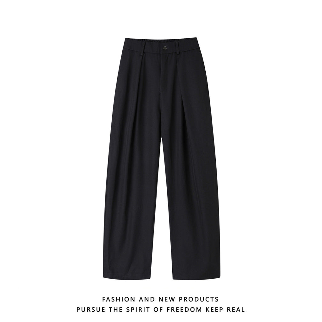Men's Casual Three-Dimensional Pleated Trousers