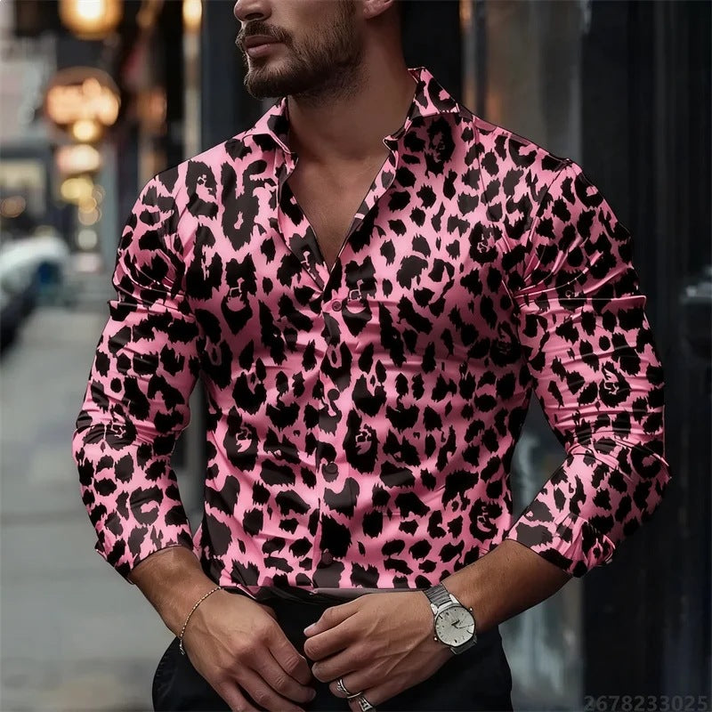 Men's Stylish Slim Fit Comfortable Long Sleeve Top For Parties