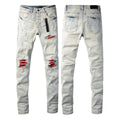 Fashionable American-style Mens Slim-fit Jeans