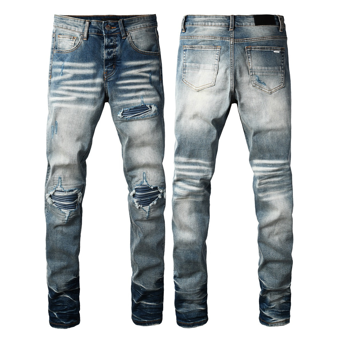 Fashionable American-style Mens Slim-fit Jeans