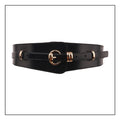 Fallwinter Fashion Coat With A Wide Waist Belt