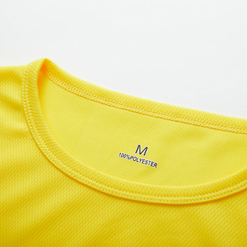 Quick-drying T-shirt Round Neck Short-sleeved Shirt Work Clothes Outside