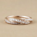 Fashionable New Twist Rope Cable Ring