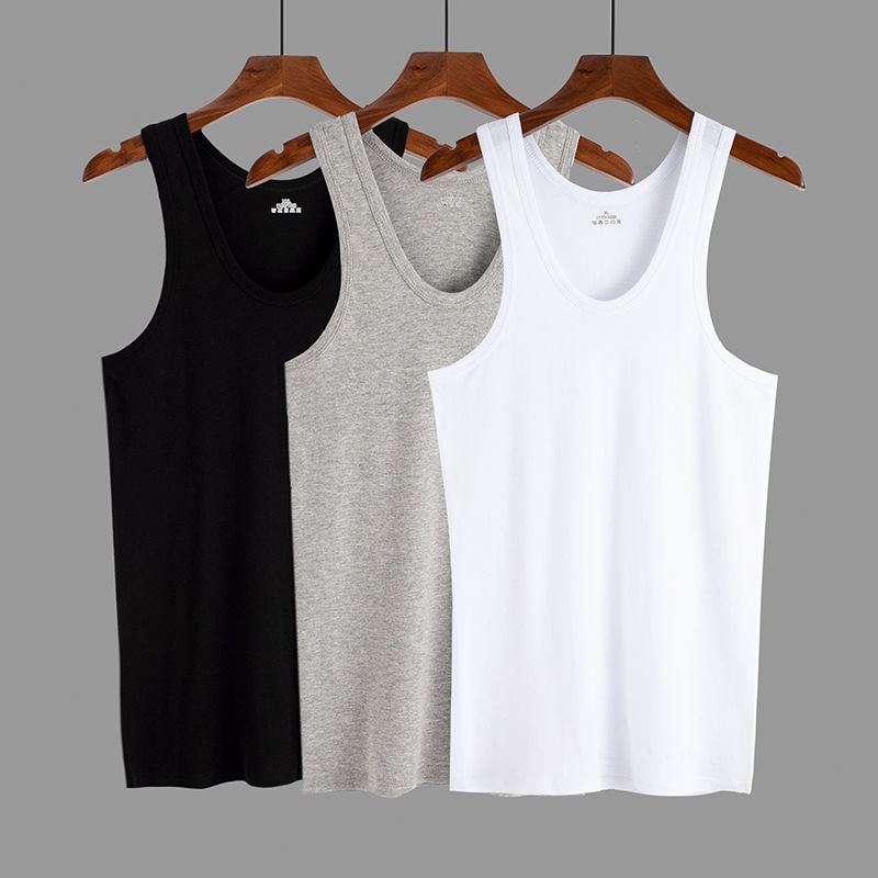 Fashionable Breathable Stretch Men's Vest Undershirt