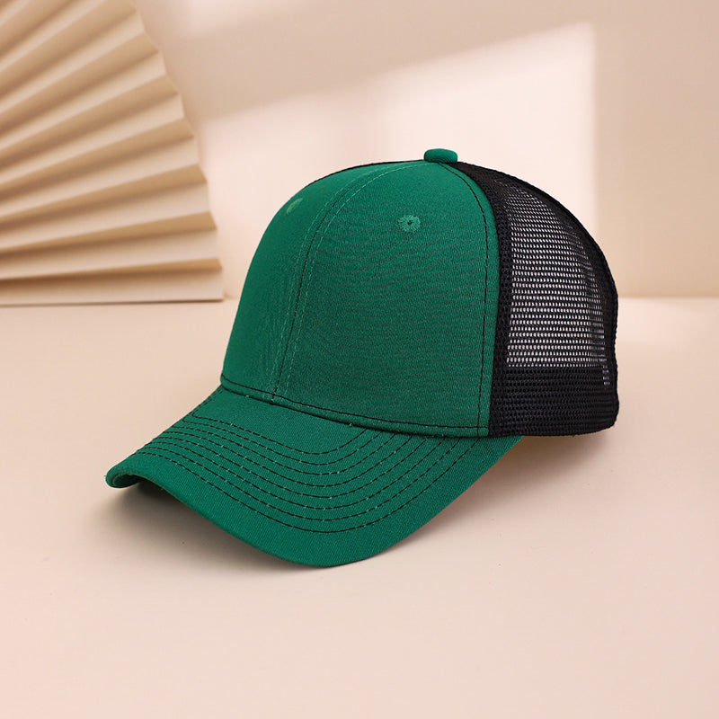 Multi-color Mesh Fabric, Breathable, Wide-brimmed Sun Protection, Adjustable, Simple And Fashionable Baseball Cap For Casual Sports, Travel, Commuting.
