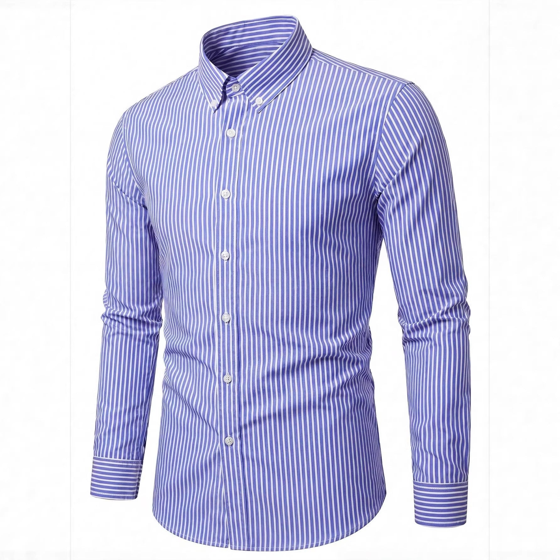 Men's Long-sleeve Striped Base-layer Shirt
