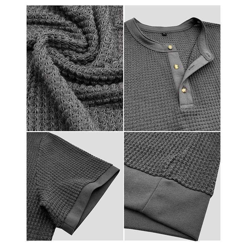 American Style Textured Knit Pullover