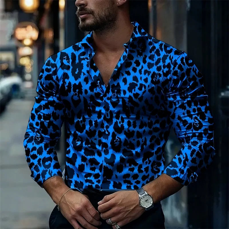 Men's Stylish Slim Fit Comfortable Long Sleeve Top For Parties