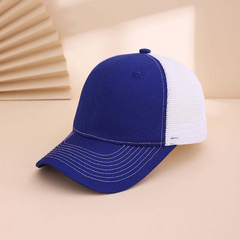 Multi-color Mesh Fabric Breathable Lightweight Sun-protective Adjustable Simple And Fashionable Baseball Cap Suitable For Sports, Travel And Outings