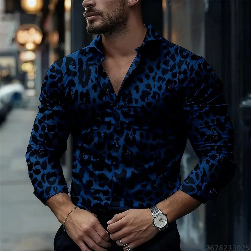 Men's Stylish Slim Fit Comfortable Long Sleeve Top For Parties