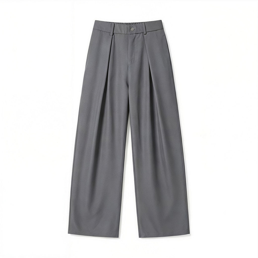 Men's Casual Three-Dimensional Pleated Trousers