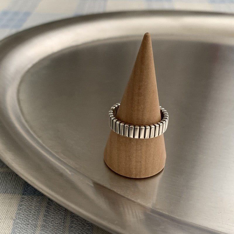 INS Style Minimalist Non-Tarnish 925 Silver Band Rings