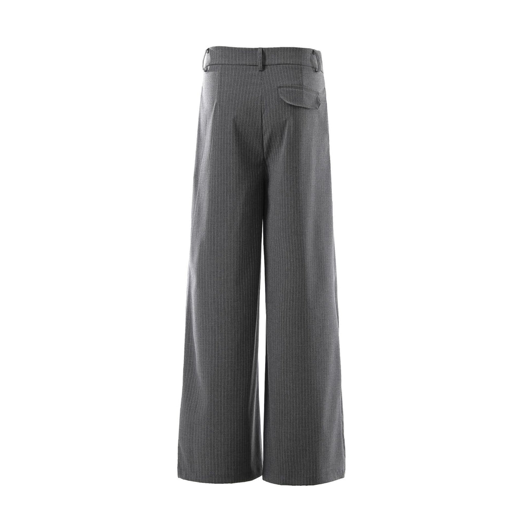 American-style Vintage Streetwear Unisex Retro Suit Pants
