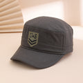 Fashion Camouflage Flat-top Hat, Outdoor Tactical Sun Protection Hat, Trendy And Versatile Embroidered Casual Hat