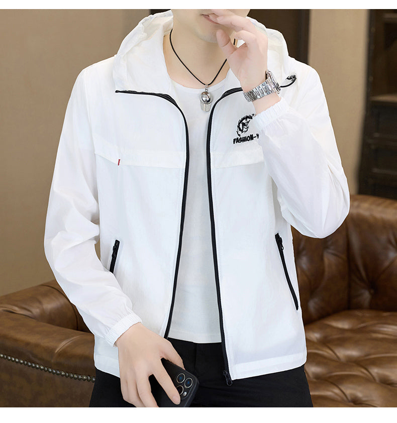 Men's Lightweight Breathable UV Protection Hooded Jacket