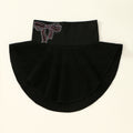 Polyester Diamond-embellished Bow Neck Scarf Woman