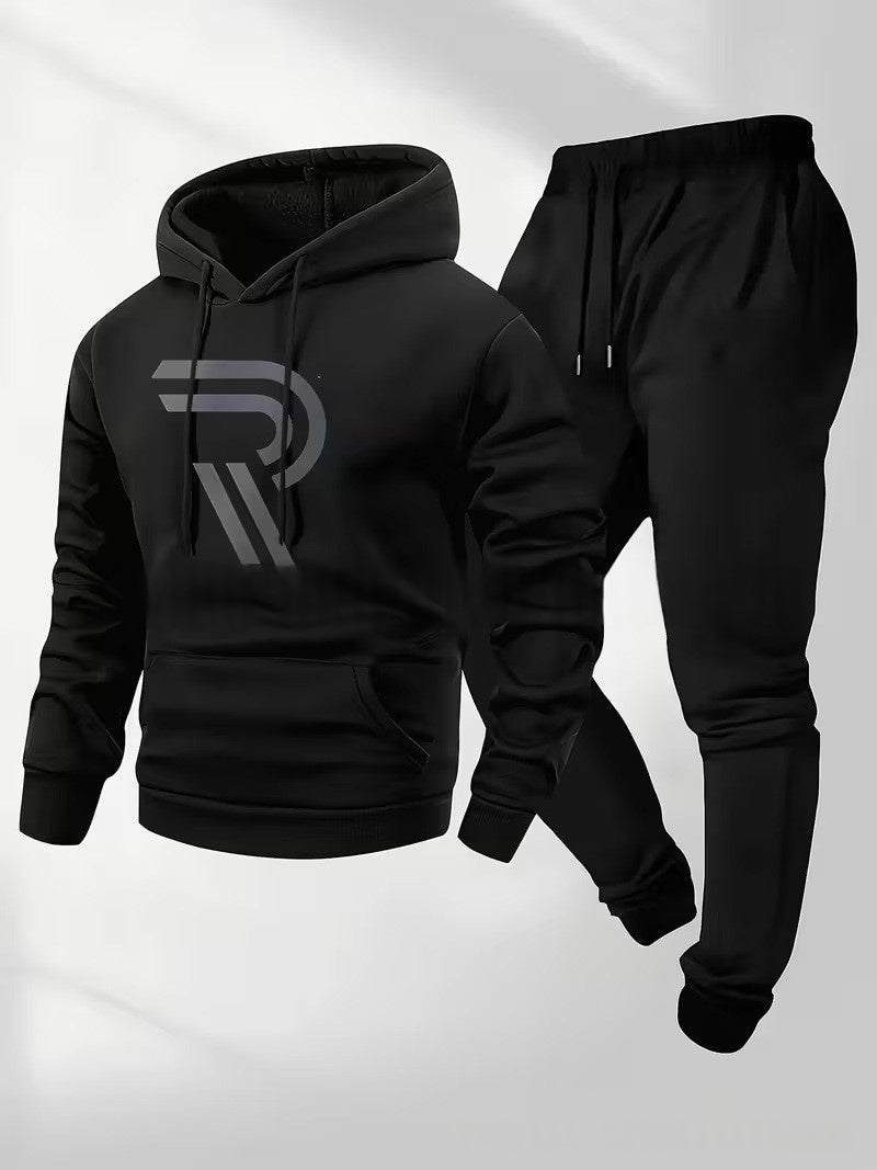 Stylish Printed Casual Men's Sports Suit